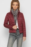 Куртка женская стеганая X-Woyz LS-8820-16 36547, Цвет: Бургунди, Размер: XS