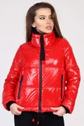 Куртка женская с высоким воротником X-Woyz LS-8834-14 35039, Цвет: Красный, Размер: M
