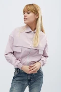 Куртка женская с рисунком X-Woyz LS-8786-15 32136, Цвет: Розовый, Размер: M