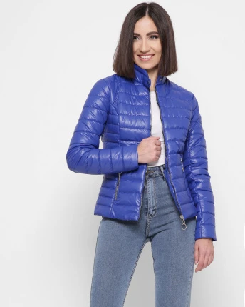 Куртка женская стеганая X-Woyz LS-8820-2 41821, Цвет: Синий, Размер: XS