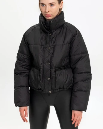 Куртка женская oversize X-Woyz LS-8933-8 55740, Цвет: Черный, Размер: XS