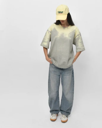 Футболка унісекс THERMOCHROMIC oversize CRC FP-145-12 59655, Колір: Зелений, Розмір: S