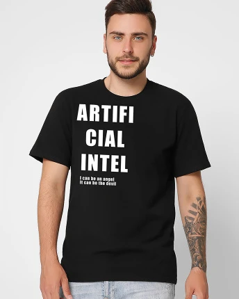 Футболка чоловіча з принтом Artificial CRC 16001-8 56317