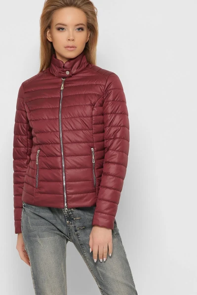 Куртка женская стеганая X-Woyz LS-8820-16 36547, Цвет: Бургунди, Размер: XS, изображение 5