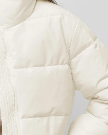 Куртка жіноча коротка X-Woyz LS-8942-3 55883, Колір: Молочний, Розмір: XS, зображення 4