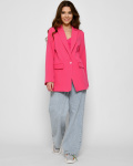 Свободный розовый пиджак 48564, Цвет: Розовый, Размер: L