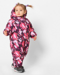 Зимний детский комбинезон с ярким рисунком 43514, Цвет: Розовый, Размер: 86