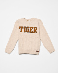 Дитячий светр з вишивкою "Tiger" 53245, Колір: Бежевий, Розмір: 92