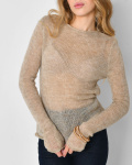 Свитер Rica Rossa 50021-10 57127, Цвет: Бежевый, Размер: ONE SIZE