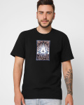 Футболка чоловіча з принтом  CRC 16050-8 Namaste 57071, Колір: Чорний, Розмір: S