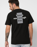 Футболка чоловіча з принтом  CRC 16027-8 There Is Never Enough 56369, Колір: Чорний, Розмір: S