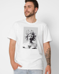 Футболка мужская с принтом  CRC 16045-3 Gorgona 57064, Цвет: Белый, Размер: S