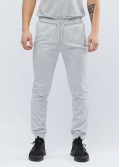 Зауженные спортивные штаны цвет серый 31928, Цвет: Серый, Размер: M