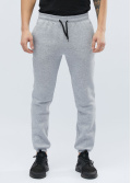 Сірі спортивні штани на флісі з кишенями 29883, Колір: Сірий, Розмір: 2XL