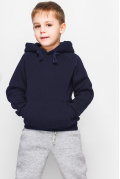 Детское худи на флисе 30452, Цвет: Синий, Размер: 92