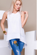 Туника Carica TN-10039-3 33167, Цвет: Белый, Размер: XS
