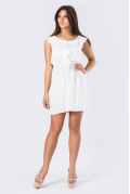 Біла сукня на літо 33854, Колір: Білий, Розмір: M