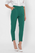 Стильні зелені брюки 36020, Колір: Зелений, Розмір: XS