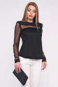 Блуза Carica BK-7685-8 35063, Цвет: Черный, Размер: M