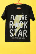 Детская футболка Standart з принтом Future Rock Star 34483, Цвет: Черный, Размер: 110