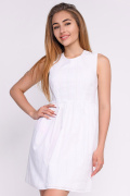 Біла літня сукня 33699, Колір: Білий, Розмір: XS