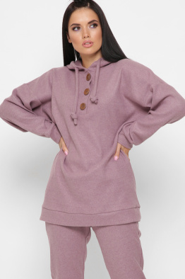 Женский теплый костюм из ангоры цвет пурпурный 38070, Цвет: Лавандовый, Размер: XS, изображение 2