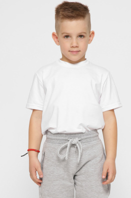 Дитяча біла футболка standart 38376, Колір: Білий, Розмір: 86