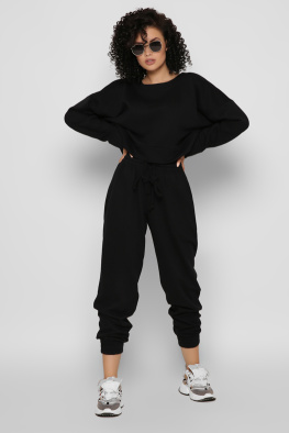 Повсякденний костюм оверсайз колір синій 37186, Колір: Темно-синій, Розмір: M, зображення 2