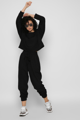 Повсякденний костюм оверсайз колір синій 37186, Колір: Темно-синій, Розмір: M, зображення 3