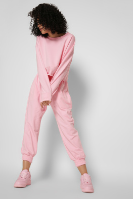 Розовый женский свитшот из двунитки 37191, Цвет: Розовый, Размер: XS, изображение 9