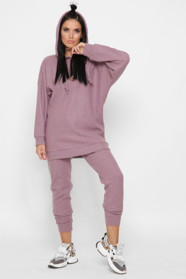 Женский теплый костюм из ангоры цвет пурпурный 38070, Цвет: Лавандовый, Размер: XS, изображение 5