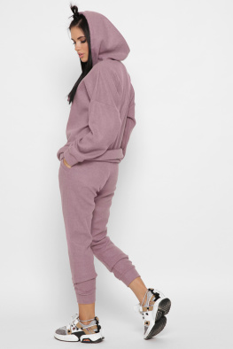 Женский теплый костюм из ангоры цвет пурпурный 38070, Цвет: Лавандовый, Размер: XS, изображение 6