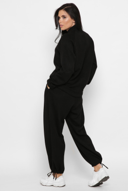 Женский ангоровый костюм цвет черный 38118, Цвет: Черный, Размер: XS, изображение 3