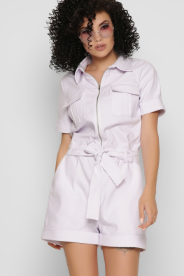 Білий комбінезон у стилі Сафарі 48825, Колір: Білий, Розмір: XS, зображення 3