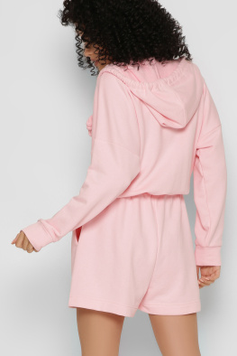 Повсякденний рожевий комбінезон шорти 48827, Колір: Рожевий, Розмір: L, зображення 6