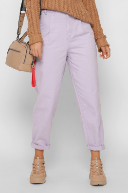 Женские джинсы slouchy цвет сирень 37967, Цвет: Лавандовый, Размер: 29, изображение 5