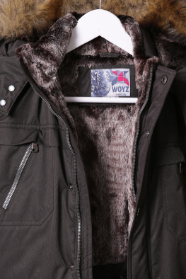 Зимняя куртка для мальчика цвет хаки 36924, Цвет: Хаки, Размер: 110, изображение 4