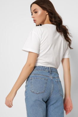 Біла футболка Standart з яскравим принтом Denali Alaska 57861, Колір: Білий, Розмір: S, зображення 4