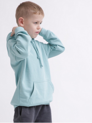 Дитячий худі унісекс 55705, Колір: М'ята, Розмір: 128, зображення 3