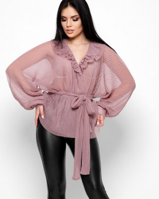 Блуза Carica BK-7721-25 39116, Цвет: Пудровый, Размер: XS, изображение 2