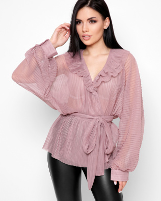 Блуза Carica BK-7721-25 39116, Цвет: Пудровый, Размер: XS, изображение 3