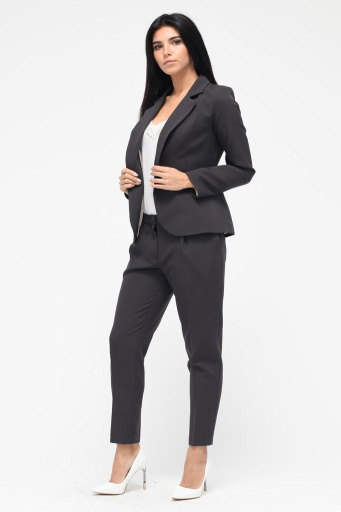 Деловой женский костюм графит 34179, Цвет: Графит, Размер: M, изображение 3