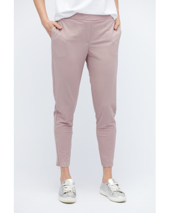 Повседневные розовые брюки с молниями 32827, Цвет: Светло-розовый, Размер: XS