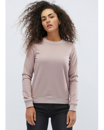 Женский свитшот розового цвета 32475, Цвет: Светло-розовый, Размер: S