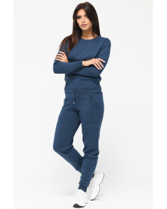 Трикотажный спортивный костюм Carica -31321-35 34168, Цвет: Джинс, Размер: ONE SIZE