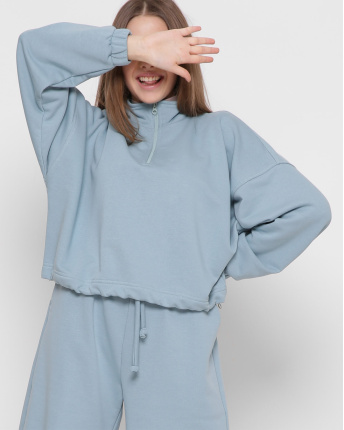 Свитшот CRC SV-7595-7 41423, Цвет: Мята, Размер: XS