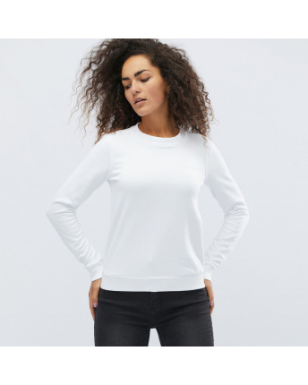 Женский белый свитшот 38167, Цвет: Белый, Размер: XS