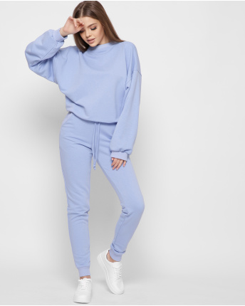 Голубые женские спортивные брюки 41803, Цвет: Голубой, Размер: XS