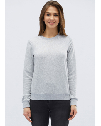 Женский свитшот серого цвета 31975, Цвет: Серый, Размер: XS