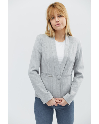 Жакет Carica JK-9016-4 32309, Цвет: Серый, Размер: XS